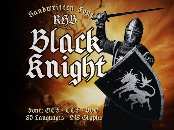 Blackknight: A Gothic Blackletter Font for Timeless Elegance