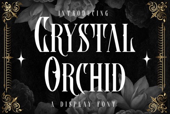 Crystal Orchid: A Detailed Blackletter Font for Distinctive Designs