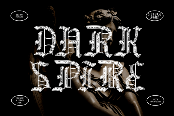 Dark Spire: A Blackletter Typeface for Bold Narratives