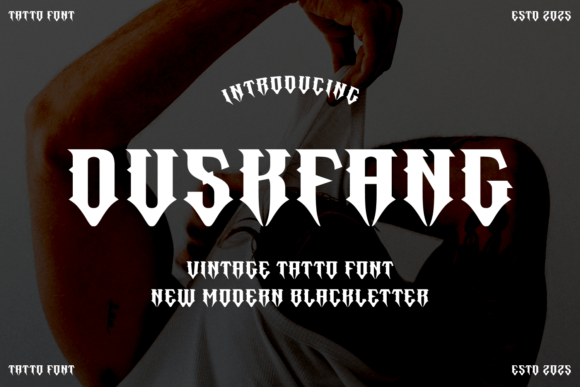 Duskfang: A Modern Blackletter Typeface with Attitude
