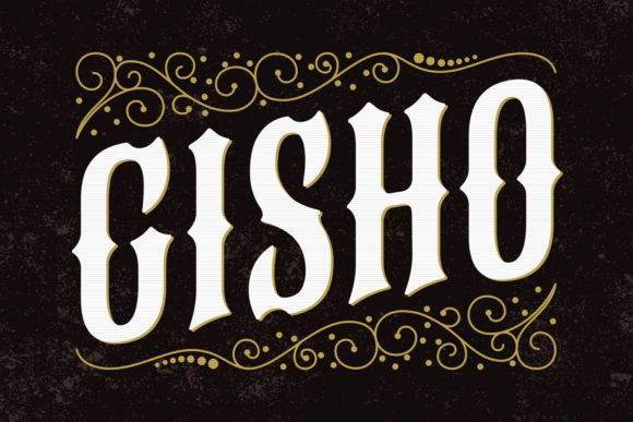 Gisho: The Blackletter Font for Timeless Vintage Design