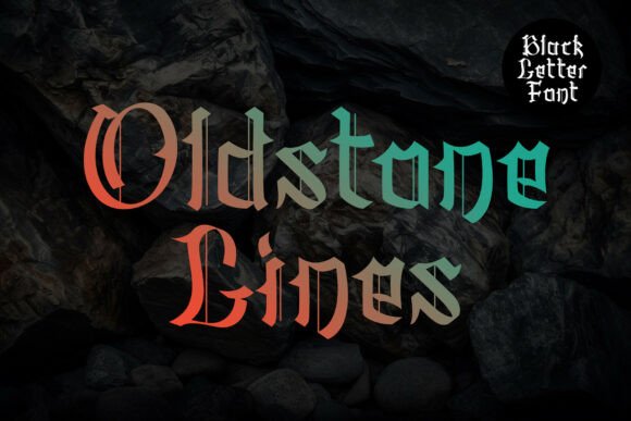 Oldstone Lines: A Modern Gothic Font for Bold Brands