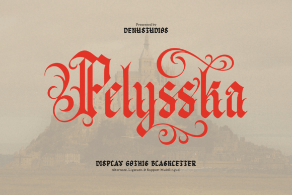 Pelysska: Mastering the Art of Dark Gothic Typography