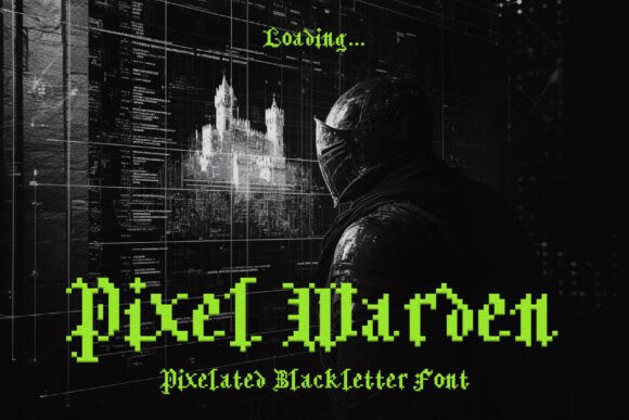 Pixel Warden: Where Blackletter Authority Meets Pixel Art Precision