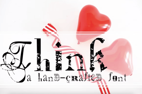 Think: The Eclectic Font for a Vintage, One-of-a-Kind Vibe
